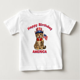 Ocicat Kitten (1q) Patriotisches Kinder T-Shirt
