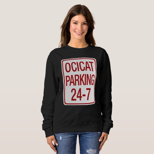 Ocicat Parking Sweatshirt (Vorne ganz)