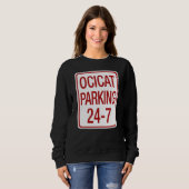 Ocicat-Parkplatz Sweatshirt (Vorne ganz)