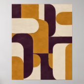 Ocker-Domino-Web-Kunstprint Poster (Vorne)