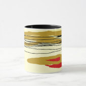 Ocker und Rot>Abstrakte Tasse (Zentrum)