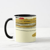 Ocker und Rot>Abstrakte Tasse (Links)