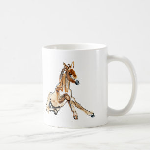 Ockerhaltiges Fohlen Kaffeetasse