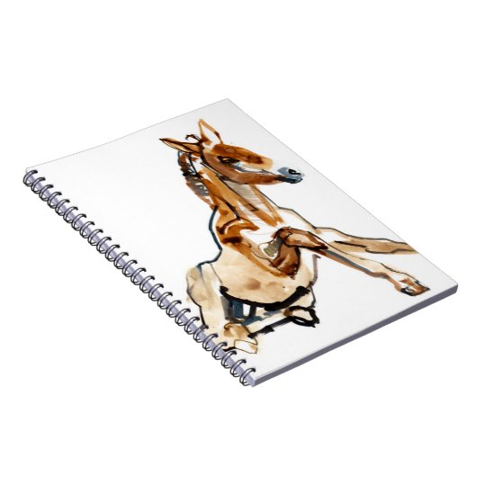 Ockerhaltiges Fohlen Notizblock (Rechte Seite)