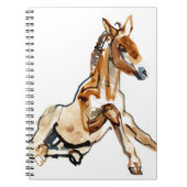 Ockerhaltiges Fohlen Notizblock (Vorderseite)