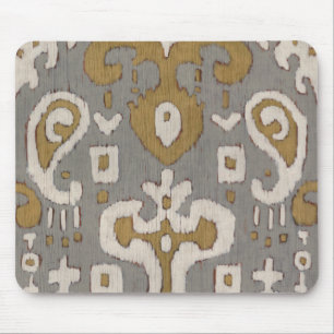 Ockerhaltiges Ikat I Mousepad
