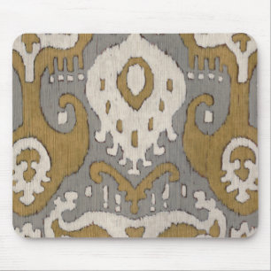 Ockerhaltiges Ikat II Mousepad
