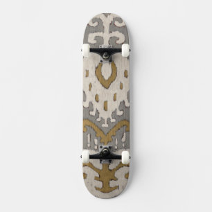 Ockerhaltiges Ikat II Skateboard