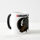 Ockhams Rasiermesser-"Welt" Tasse (Vorderseite Links)