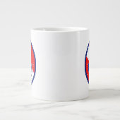 O'Clock tauchen Jumbo-Tasse (Vorderseite)