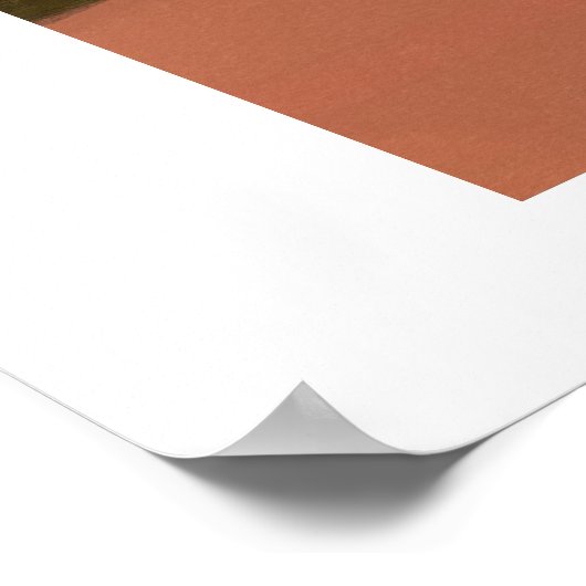 Ocmulgee Mounds Malerei Poster (Ecke)