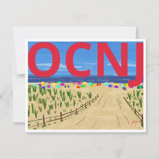 OCNJ THANK YOU CARD DANKESKARTE (Vorderseite)
