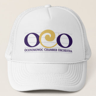 OCO Logo Hat - Weiß - Stil 2 Truckerkappe