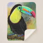 Oco Toucan Sherpa Blanket Sherpadecke (Vorderseite)