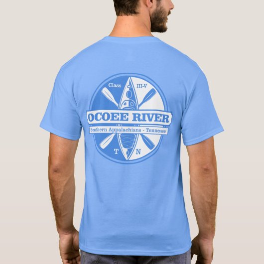 Ocoee River (K3) T-Shirt (Rückseite)