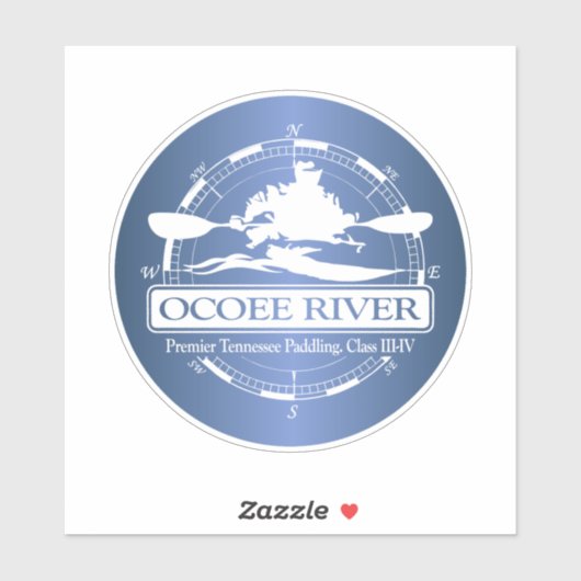 Ocoee River (KC2) Aufkleber (Blatt)