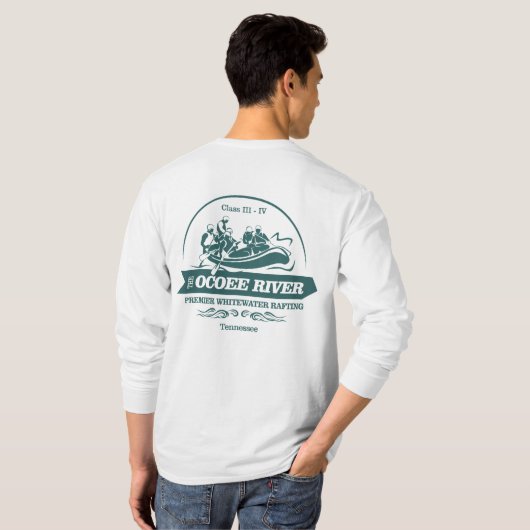 Ocoee River (rafting2) T-Shirt (Schwarz voll)
