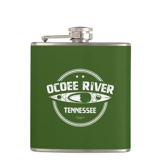 Ocoee River, Tennessee Flachmann (Vorderseite)