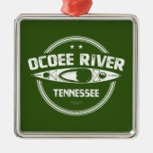 Ocoee River, Tennessee Ornament Aus Metall (Vorne)