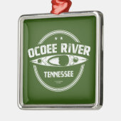 Ocoee River, Tennessee Ornament Aus Metall (Links)