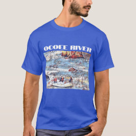 Ocoee River Tennessee Whitewater Rafting Malerei T-Shirt