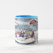 Ocoee River Tennessee Whitewater Rafting Malerei Tasse (Zentrum)