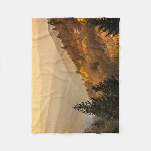 Oconaluftee Valley Aussicht | North Carolina Fleecedecke (Vorderseite)