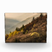 Oconaluftee Valley Aussicht | North Carolina Fotoblock (Vorderseite)