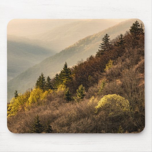 Oconaluftee Valley Aussicht | North Carolina Mousepad (Vorne)