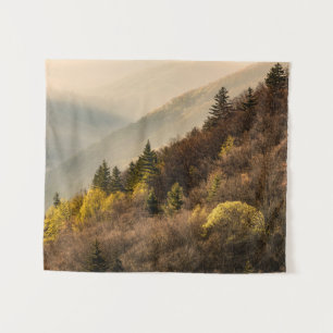Oconaluftee Valley Aussichtspunkt North Carolina Wandteppich