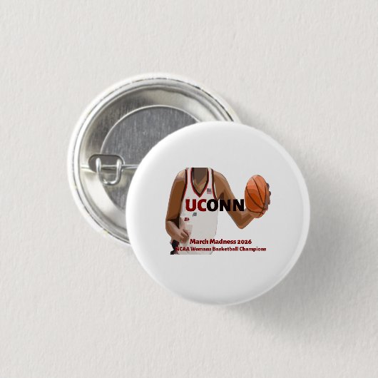 OCONN March Madness Champions 2026 Button (Vorne & Hinten)