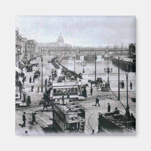 O'Connell Bridge and River Liffey, Dublin Magnet (Vorne)