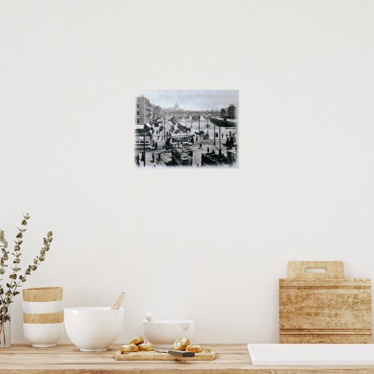O'Connell Bridge and River Liffey, Dublin Poster (Küche)
