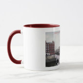 O'Connell Bridge, Dublin, Irland, Vintag Style Tasse (Links)