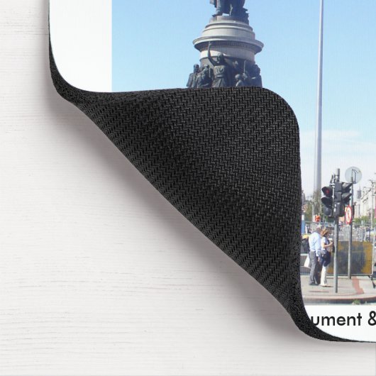 O'Connell Monument & Dublin Spire, Dublin Irland Mousepad (Ecke)