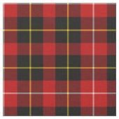 O'Connell Tartan Red and Black Irish Kariert Stoff (Nahaufnahme)