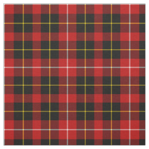 O'Connell Tartan Red and Black Irish Kariert Stoff