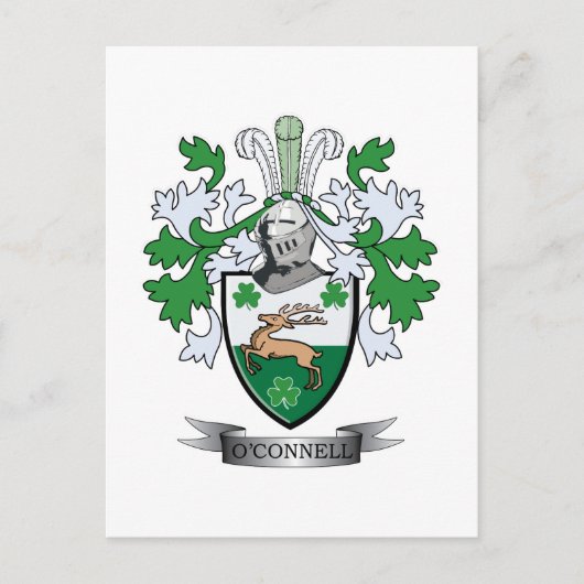 O'Connell-Wappen Postkarte (Vorderseite)