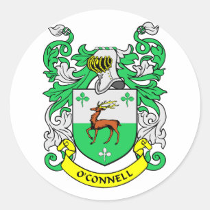 O'CONNELL-Wappen Runder Aufkleber