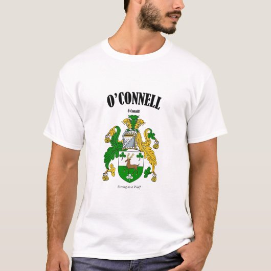 O'CONNELL Wappen Translation & Meaning T-Shirt (Vorderseite)