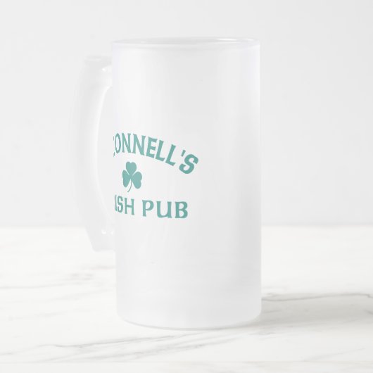 O'Connell's Irish Pub Mattglas Bierglas (Vorderseite Links)