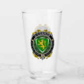 O'Connor/Connor (Kerry) Irish Shield Beer Glass Glas (Vorderseite)
