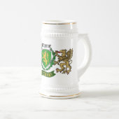 O'Connor/Connor (Kerry) Irish Shield Bierglas (VorderseiteRechts)