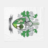 O'Connor-Wappen Fleecedecke (Vorderseite (Horizontal))
