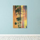 Ocotillo-Blume in Bloom, Wüste Kalifornien Leinwanddruck (Insitu (Holzboden))