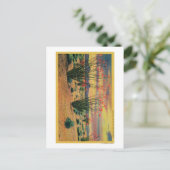 Ocotillo-Blume in Bloom, Wüste Kalifornien Postkarte (Stehend Vorderseite)