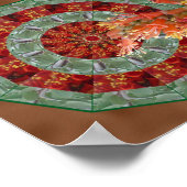 Ocotillo Mandala 1 Poster (Ecke)