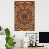 Ocotillo Mandala 1 Poster (Heimbüro)