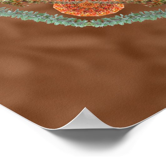 Ocotillo Mandala 1 Poster (Ecke)