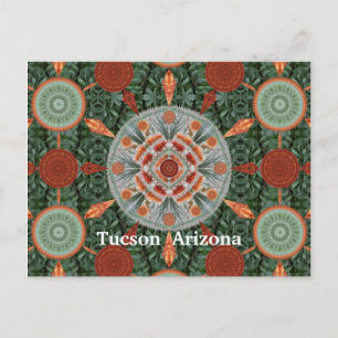 Ocotillo Mandala Array Postcard Postkarte
